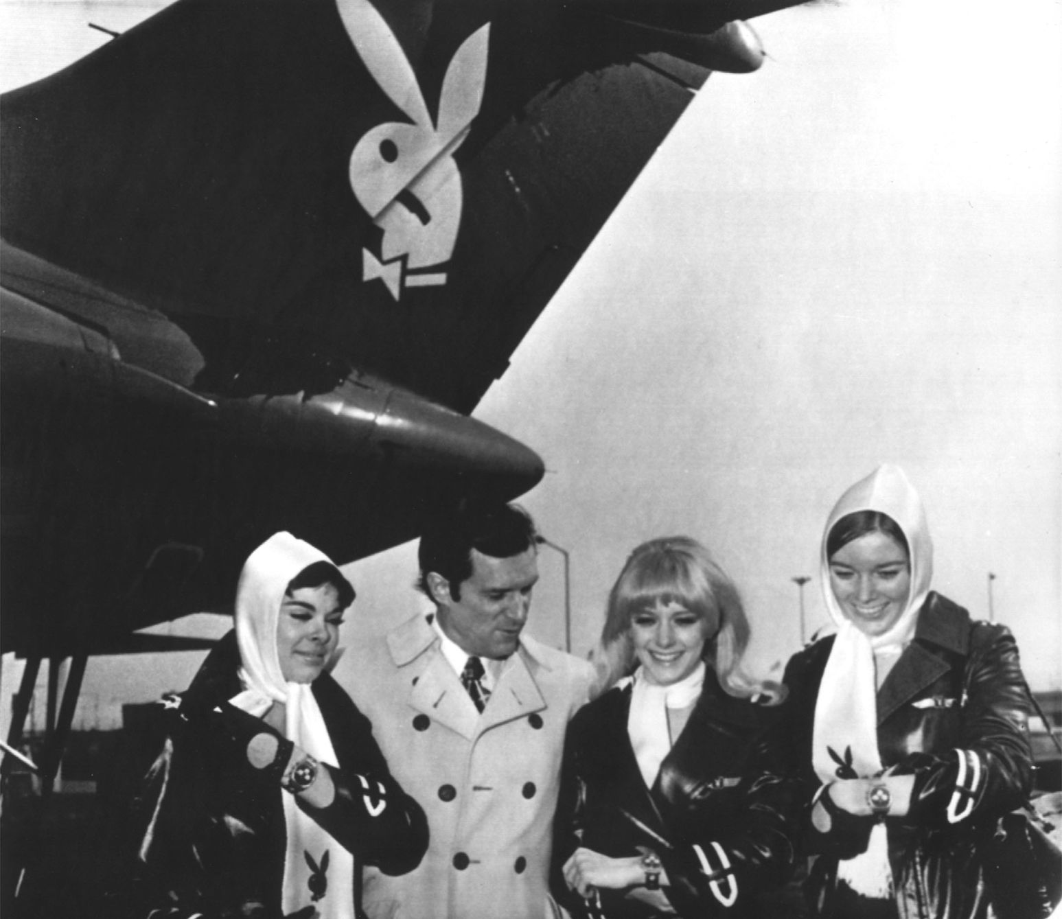 HEFNER PLAYBOY AIRPLANE